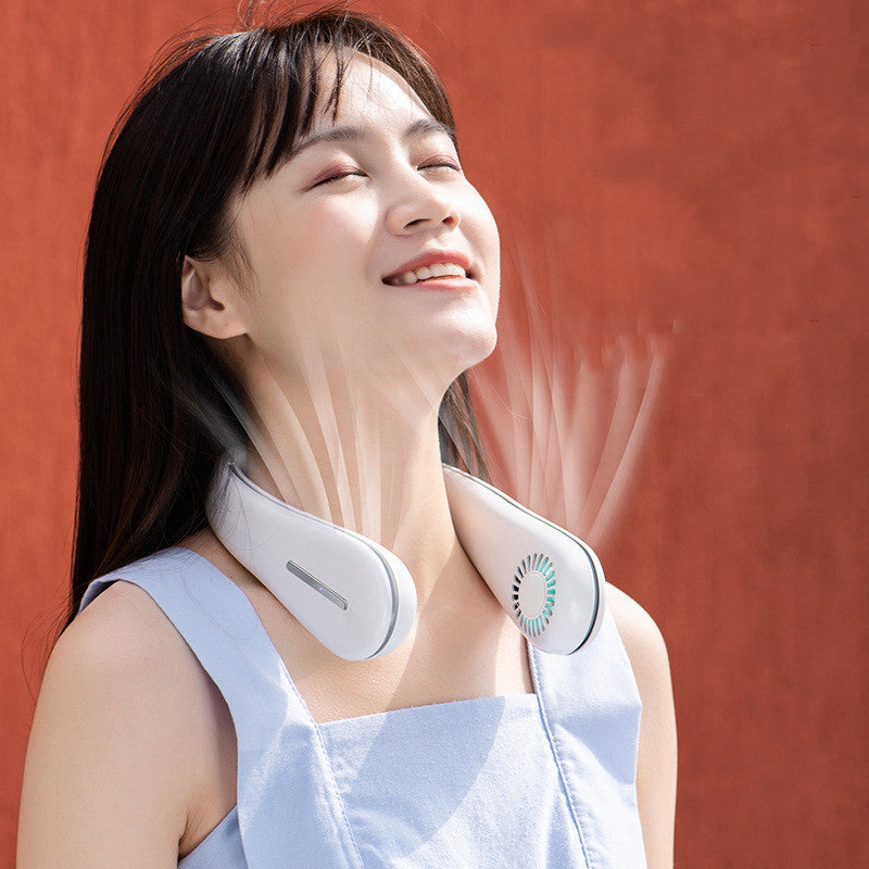 Breezi "Version SLK" Portable Neck Fan – USB Rechargeable Cooling