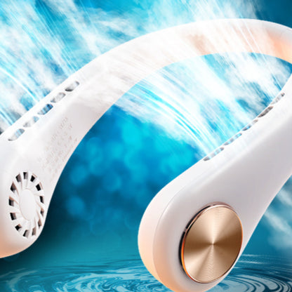 Breezi Leafless Hanging Neck Fan – Portable USB Cooling Fan