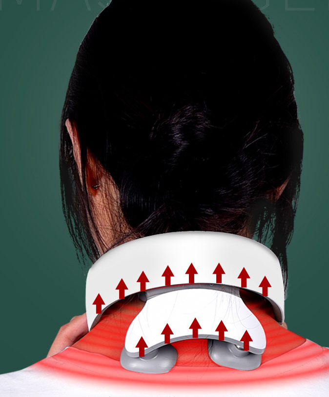 Electronic 4D Shiatsu Neck Massager for Pain Relief