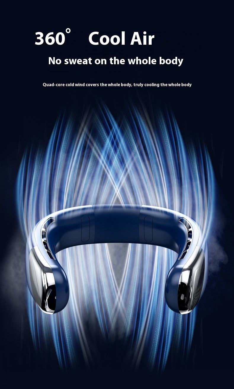 Wearable Neck Fan – Portable Leafless Cooling