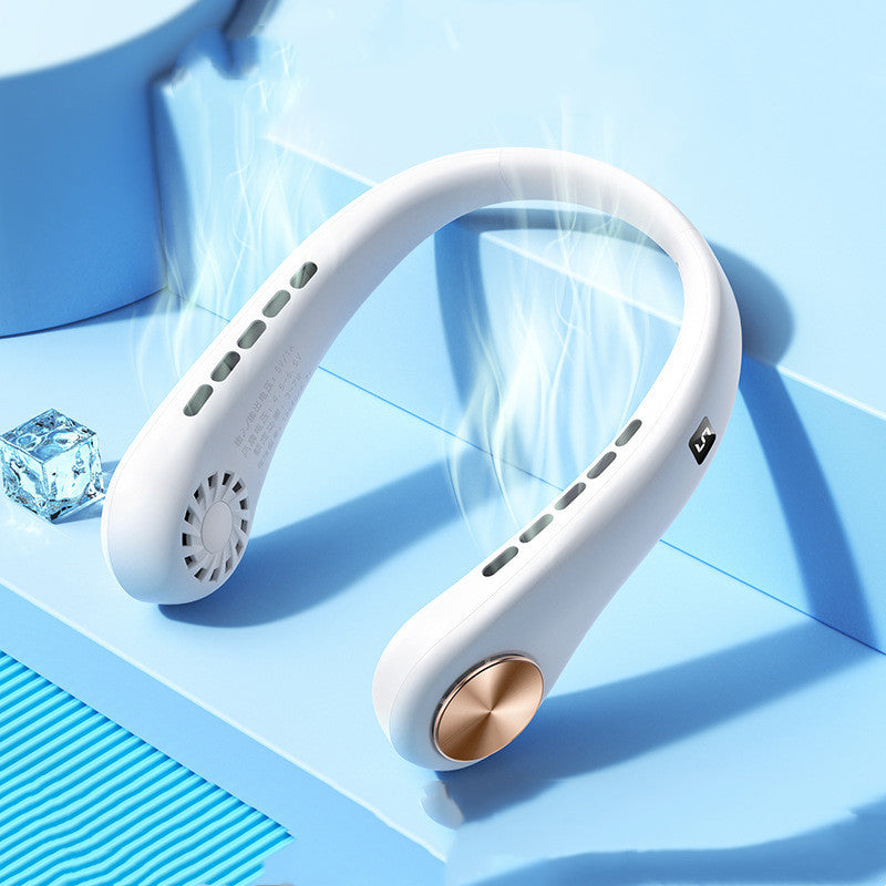 Breezi Leafless Hanging Neck Fan – Portable USB Cooling Fan