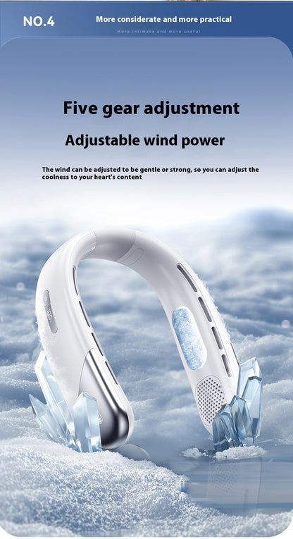 Wearable Neck Fan – Portable Leafless Cooling