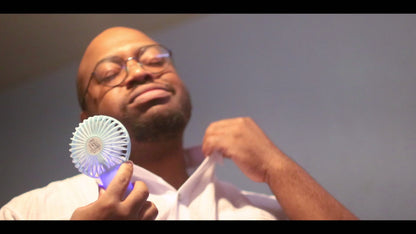 Breezi Leafless Hanging Neck Fan – Portable USB Cooling Fan
